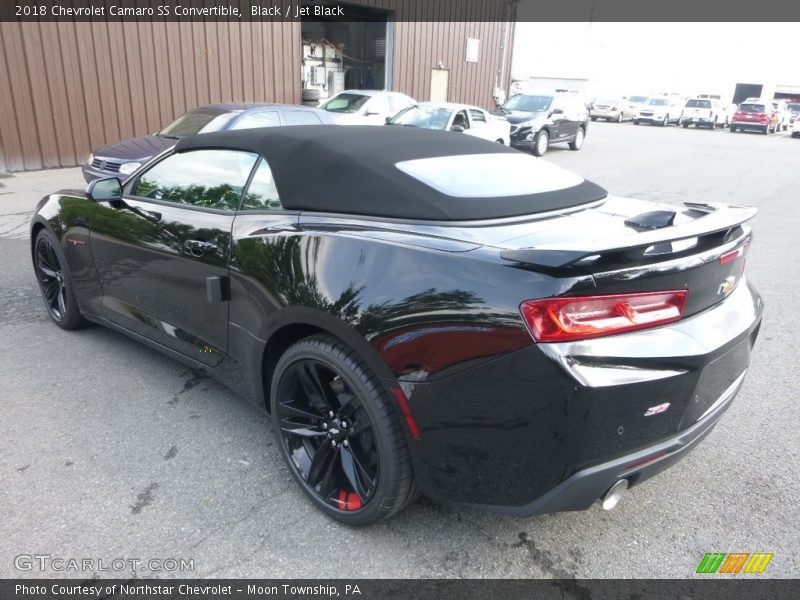 Black / Jet Black 2018 Chevrolet Camaro SS Convertible