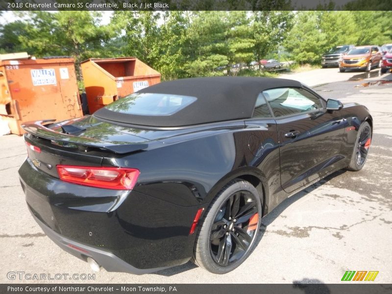 Black / Jet Black 2018 Chevrolet Camaro SS Convertible