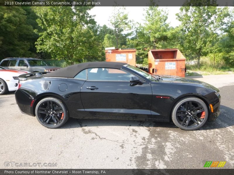 Black / Jet Black 2018 Chevrolet Camaro SS Convertible