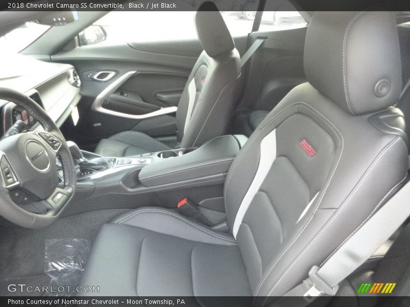 Black / Jet Black 2018 Chevrolet Camaro SS Convertible