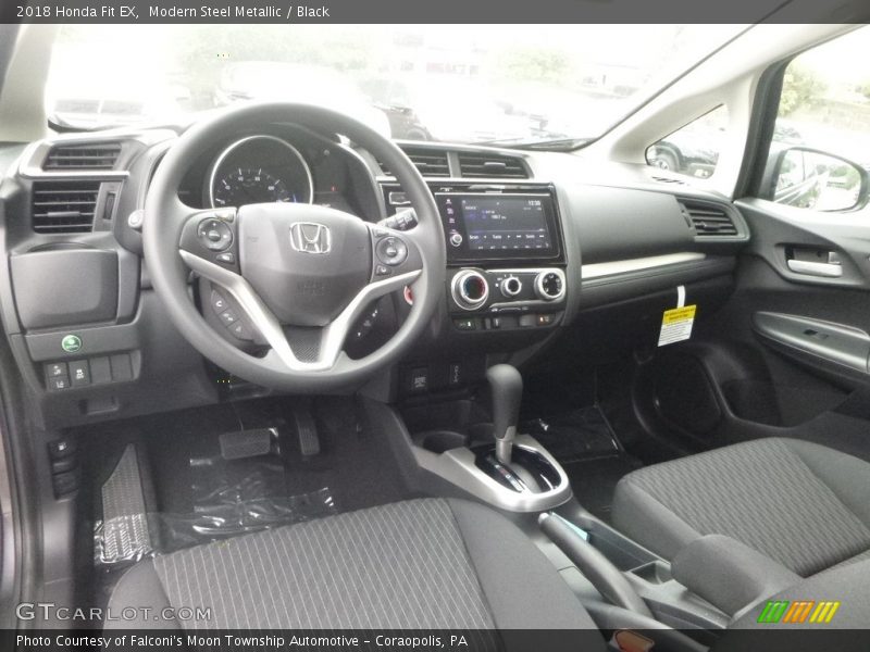  2018 Fit EX Black Interior