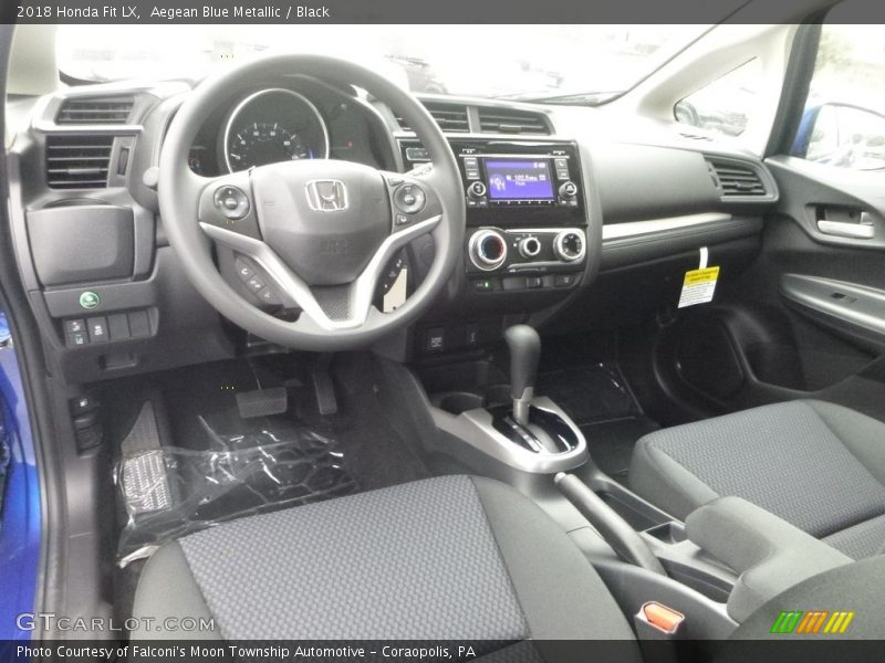  2018 Fit LX Black Interior