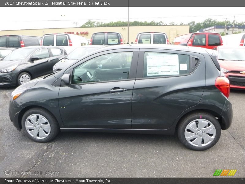 Nightfall Gray Metallic / Jet Black 2017 Chevrolet Spark LS