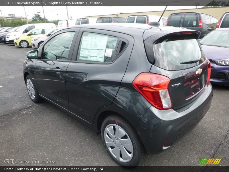 Nightfall Gray Metallic / Jet Black 2017 Chevrolet Spark LS