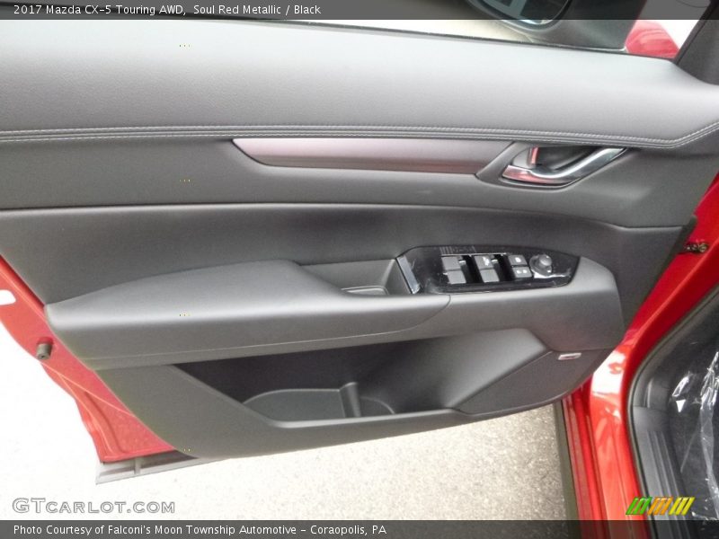 Soul Red Metallic / Black 2017 Mazda CX-5 Touring AWD