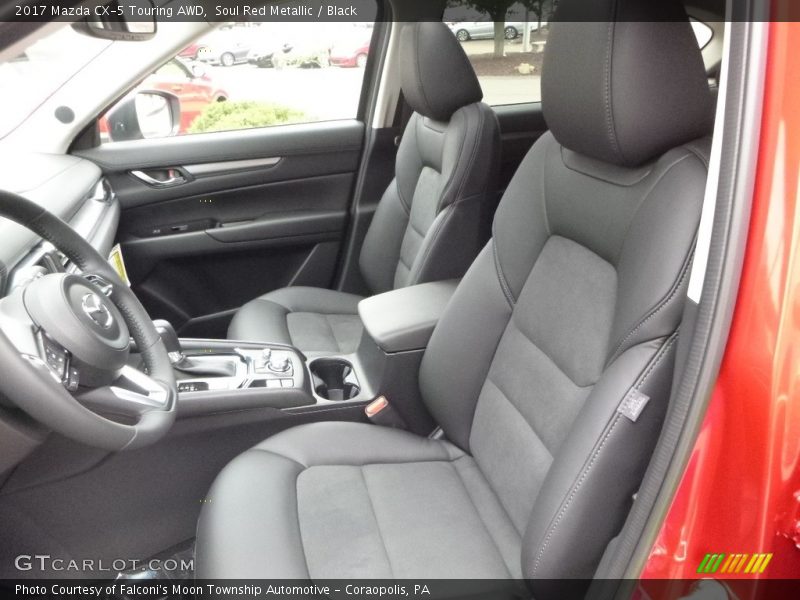 Soul Red Metallic / Black 2017 Mazda CX-5 Touring AWD