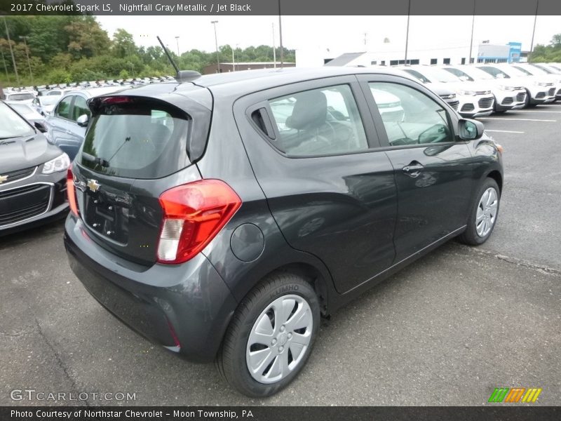Nightfall Gray Metallic / Jet Black 2017 Chevrolet Spark LS