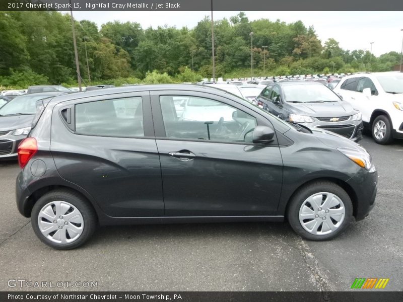 Nightfall Gray Metallic / Jet Black 2017 Chevrolet Spark LS