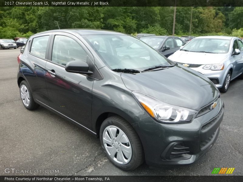 Nightfall Gray Metallic / Jet Black 2017 Chevrolet Spark LS