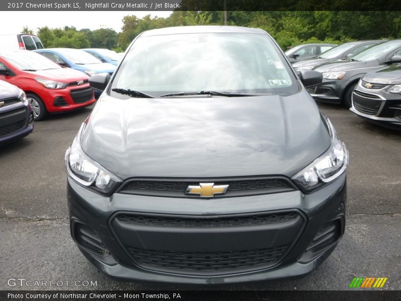 Nightfall Gray Metallic / Jet Black 2017 Chevrolet Spark LS