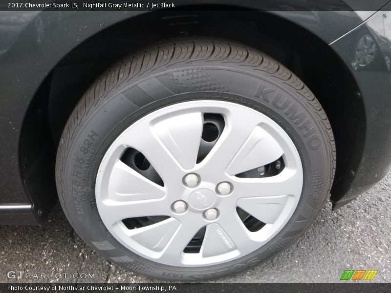 Nightfall Gray Metallic / Jet Black 2017 Chevrolet Spark LS