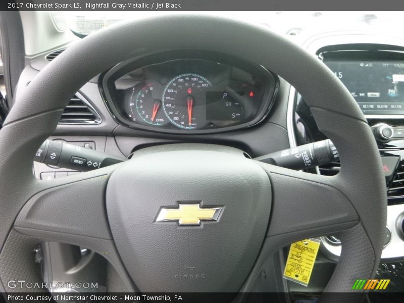 Nightfall Gray Metallic / Jet Black 2017 Chevrolet Spark LS