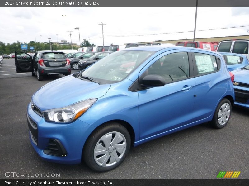Splash Metallic / Jet Black 2017 Chevrolet Spark LS