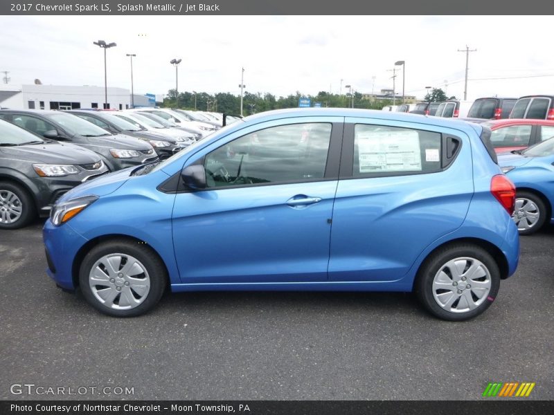 Splash Metallic / Jet Black 2017 Chevrolet Spark LS