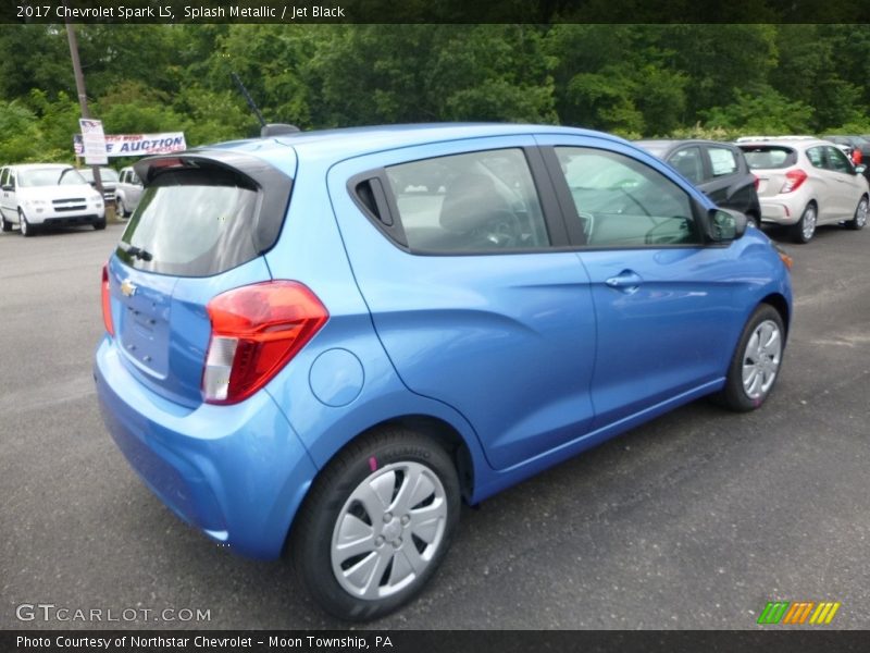 Splash Metallic / Jet Black 2017 Chevrolet Spark LS