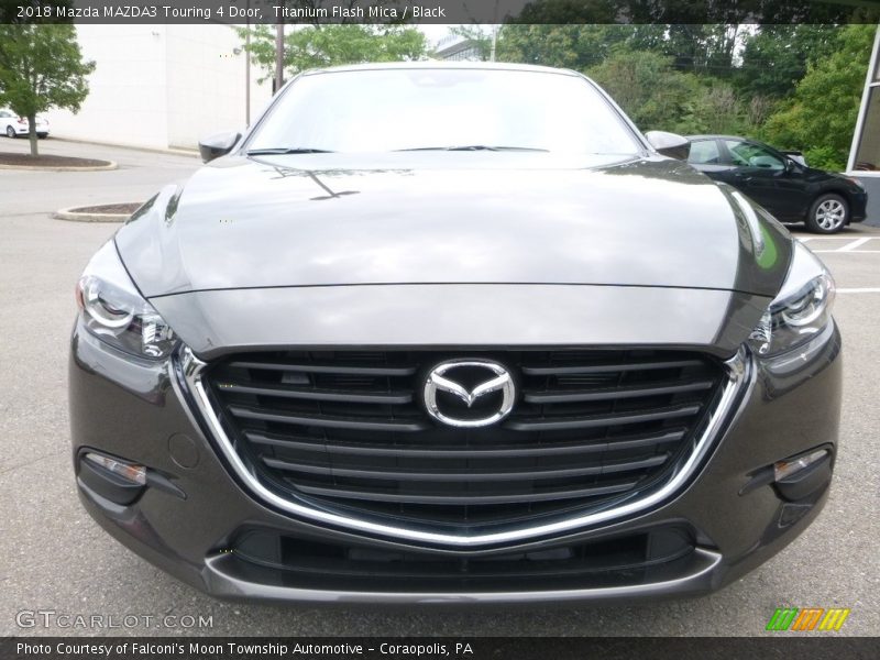 Titanium Flash Mica / Black 2018 Mazda MAZDA3 Touring 4 Door