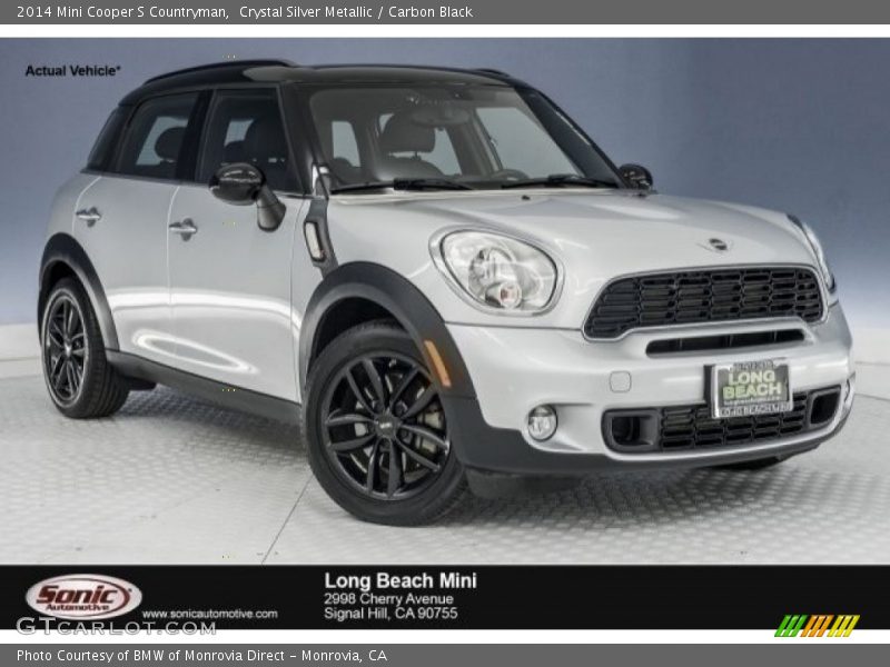 Crystal Silver Metallic / Carbon Black 2014 Mini Cooper S Countryman
