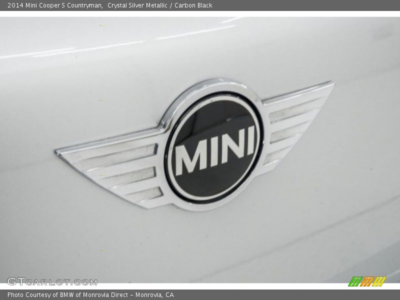 Crystal Silver Metallic / Carbon Black 2014 Mini Cooper S Countryman