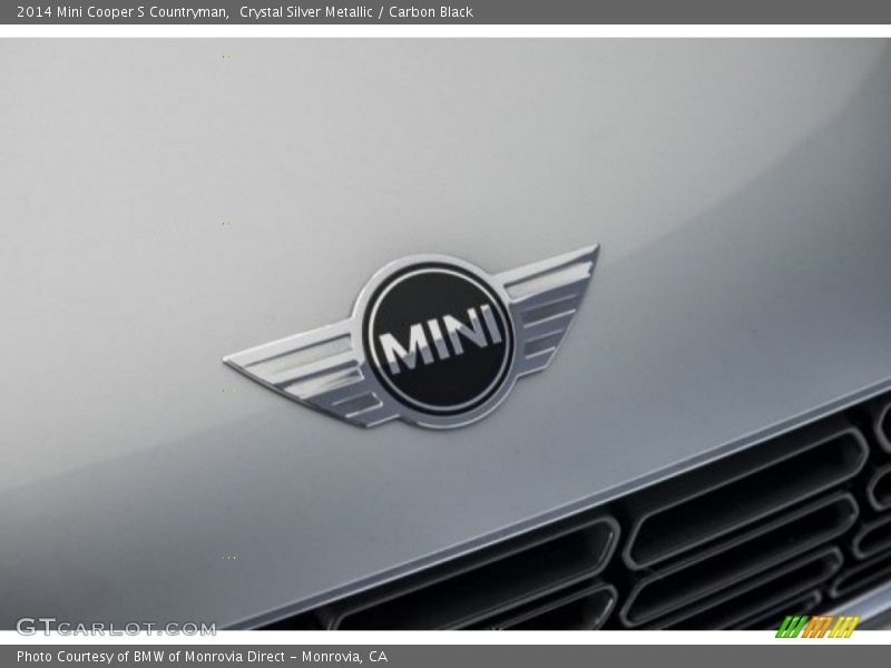 Crystal Silver Metallic / Carbon Black 2014 Mini Cooper S Countryman