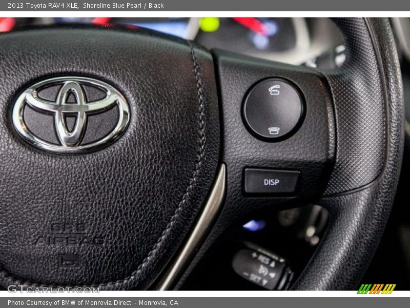 Shoreline Blue Pearl / Black 2013 Toyota RAV4 XLE