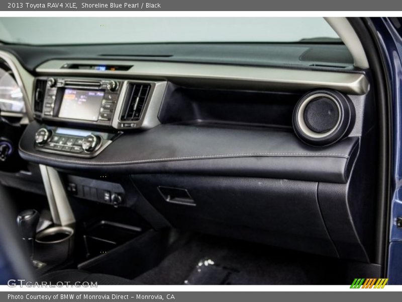 Shoreline Blue Pearl / Black 2013 Toyota RAV4 XLE
