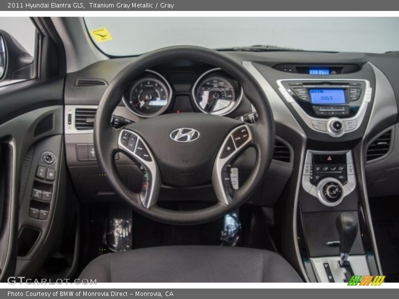 Titanium Gray Metallic / Gray 2011 Hyundai Elantra GLS