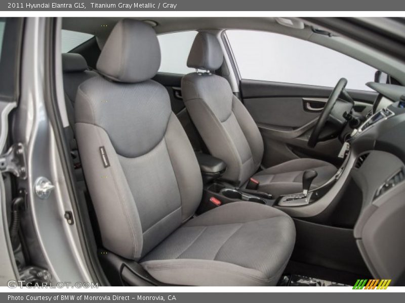 Titanium Gray Metallic / Gray 2011 Hyundai Elantra GLS