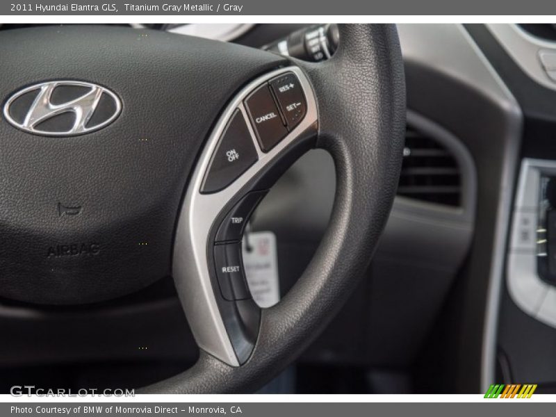 Titanium Gray Metallic / Gray 2011 Hyundai Elantra GLS