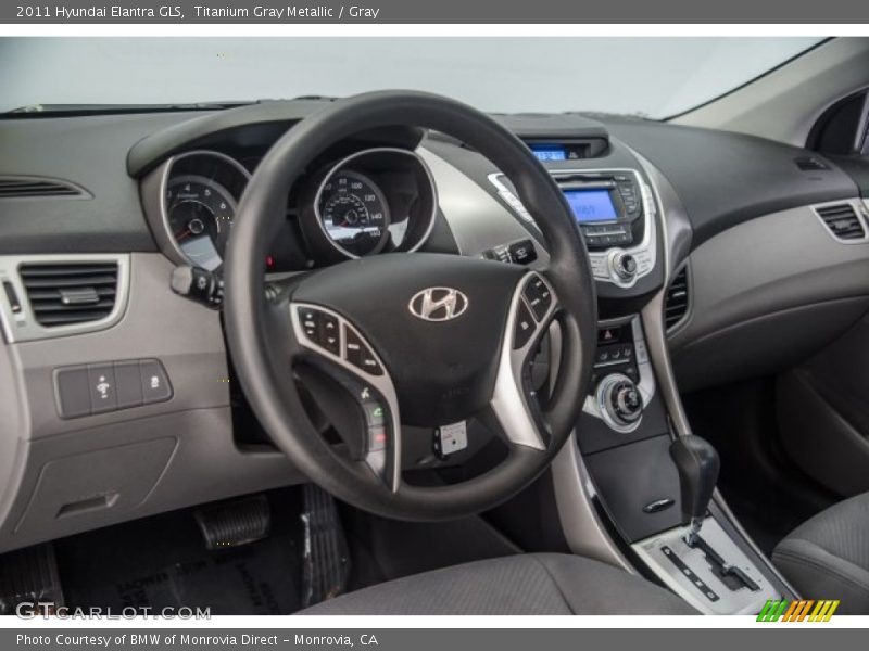 Titanium Gray Metallic / Gray 2011 Hyundai Elantra GLS