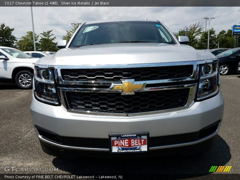 Silver Ice Metallic / Jet Black 2017 Chevrolet Tahoe LS 4WD