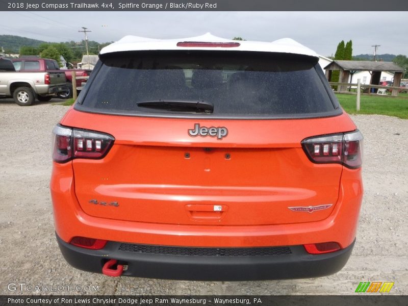 Spitfire Orange / Black/Ruby Red 2018 Jeep Compass Trailhawk 4x4