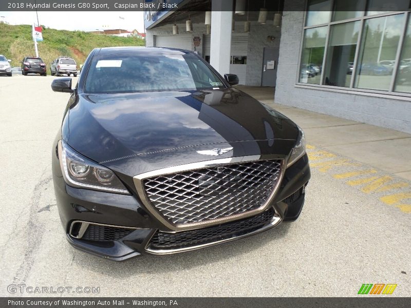 Caspian Black / Black 2018 Hyundai Genesis G80 Sport