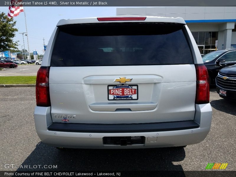 Silver Ice Metallic / Jet Black 2017 Chevrolet Tahoe LS 4WD