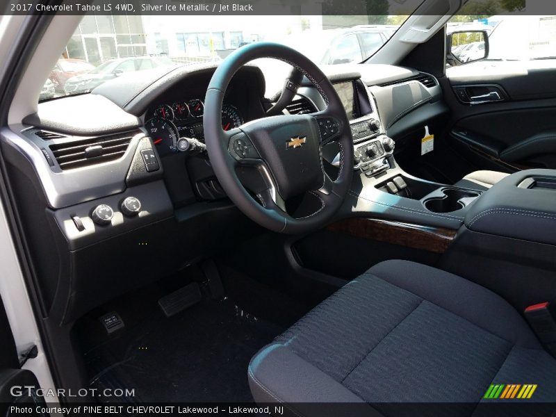Silver Ice Metallic / Jet Black 2017 Chevrolet Tahoe LS 4WD