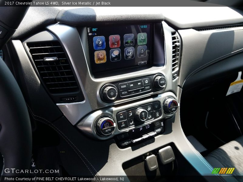 Silver Ice Metallic / Jet Black 2017 Chevrolet Tahoe LS 4WD