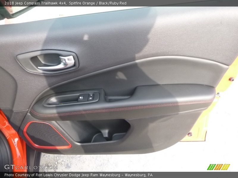 Spitfire Orange / Black/Ruby Red 2018 Jeep Compass Trailhawk 4x4