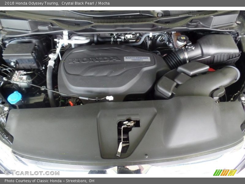 Crystal Black Pearl / Mocha 2018 Honda Odyssey Touring