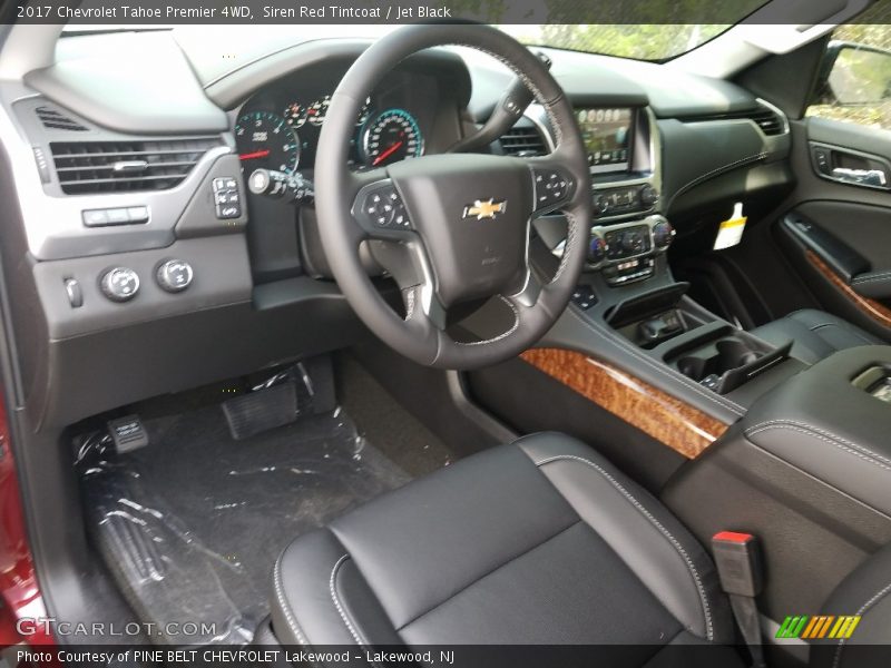 Siren Red Tintcoat / Jet Black 2017 Chevrolet Tahoe Premier 4WD