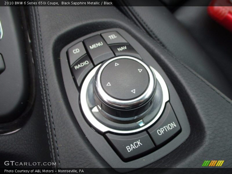Black Sapphire Metallic / Black 2010 BMW 6 Series 650i Coupe