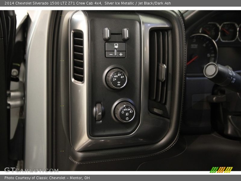 Silver Ice Metallic / Jet Black/Dark Ash 2014 Chevrolet Silverado 1500 LTZ Z71 Crew Cab 4x4