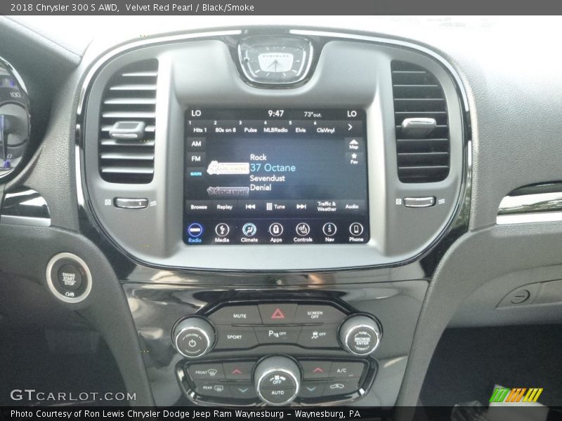 Velvet Red Pearl / Black/Smoke 2018 Chrysler 300 S AWD