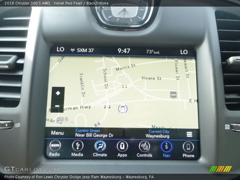 Navigation of 2018 300 S AWD