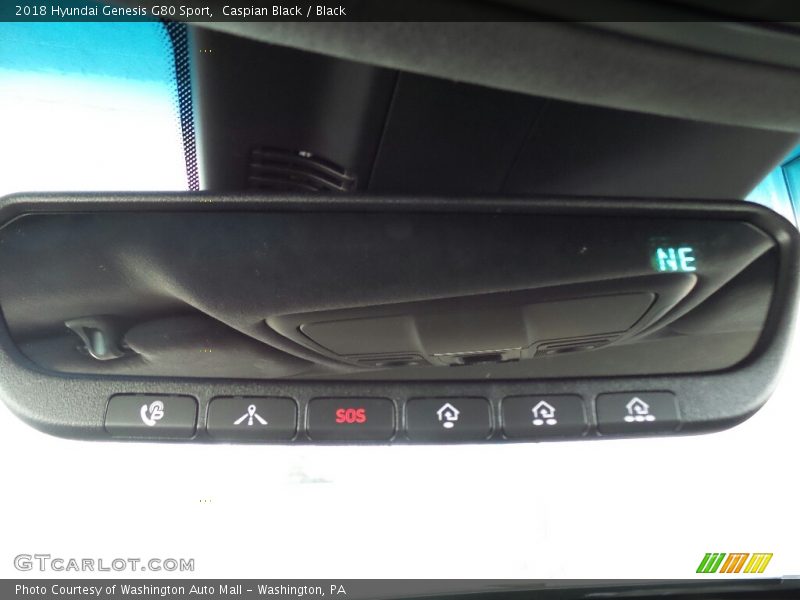 Caspian Black / Black 2018 Hyundai Genesis G80 Sport