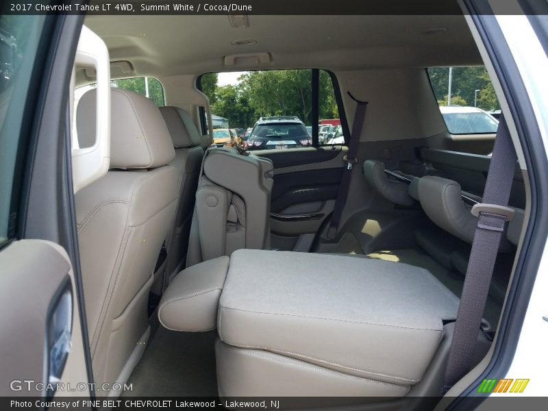 Summit White / Cocoa/Dune 2017 Chevrolet Tahoe LT 4WD