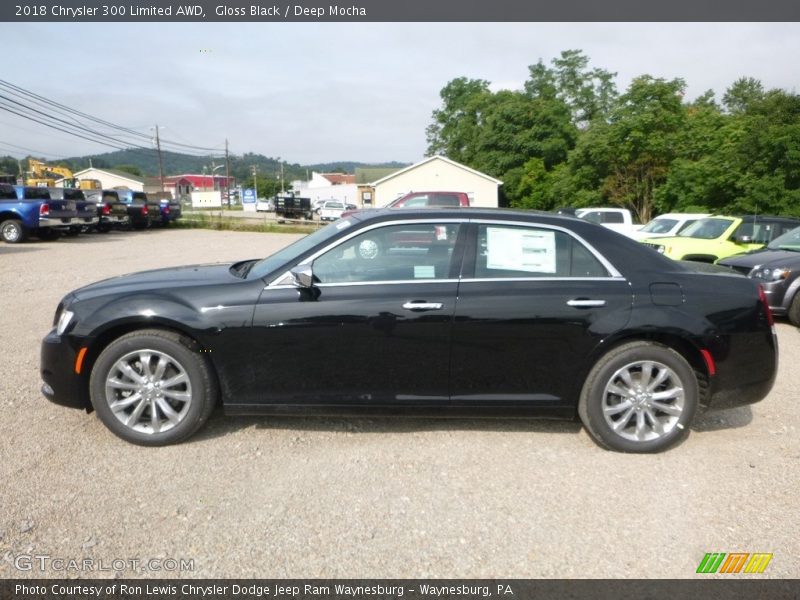 Gloss Black / Deep Mocha 2018 Chrysler 300 Limited AWD