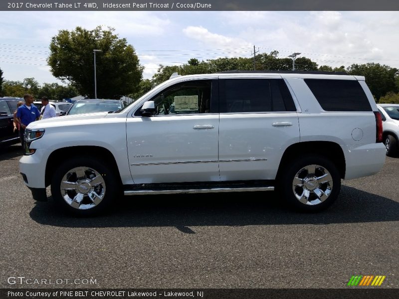 Iridescent Pearl Tricoat / Cocoa/Dune 2017 Chevrolet Tahoe LT 4WD
