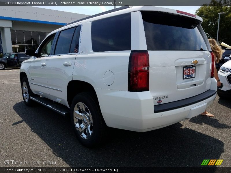 Iridescent Pearl Tricoat / Cocoa/Dune 2017 Chevrolet Tahoe LT 4WD