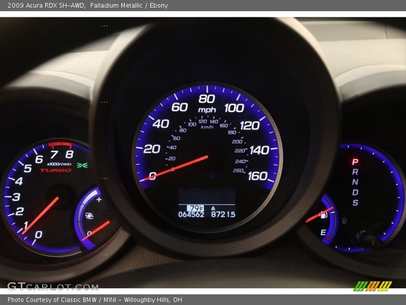 Palladium Metallic / Ebony 2009 Acura RDX SH-AWD