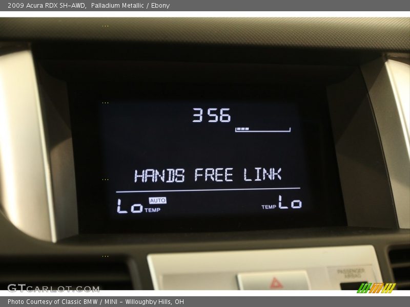 Palladium Metallic / Ebony 2009 Acura RDX SH-AWD