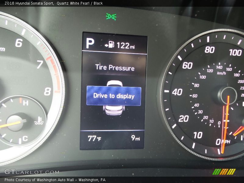 Quartz White Pearl / Black 2018 Hyundai Sonata Sport